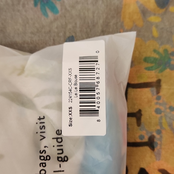 NWT Spell Lei Lei Blouse Cream Size XXS - Picture 6 of 6